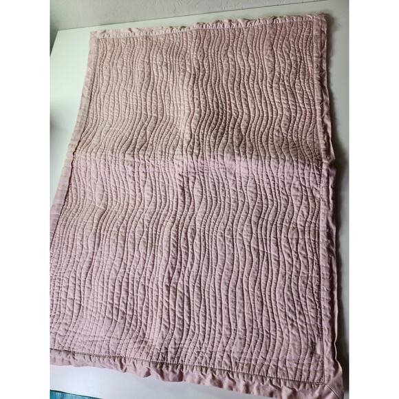 STYLE & CO Light Pink Quilted Textured STANDARD Pillow Shams Set of 2 - Picture 4 of 9